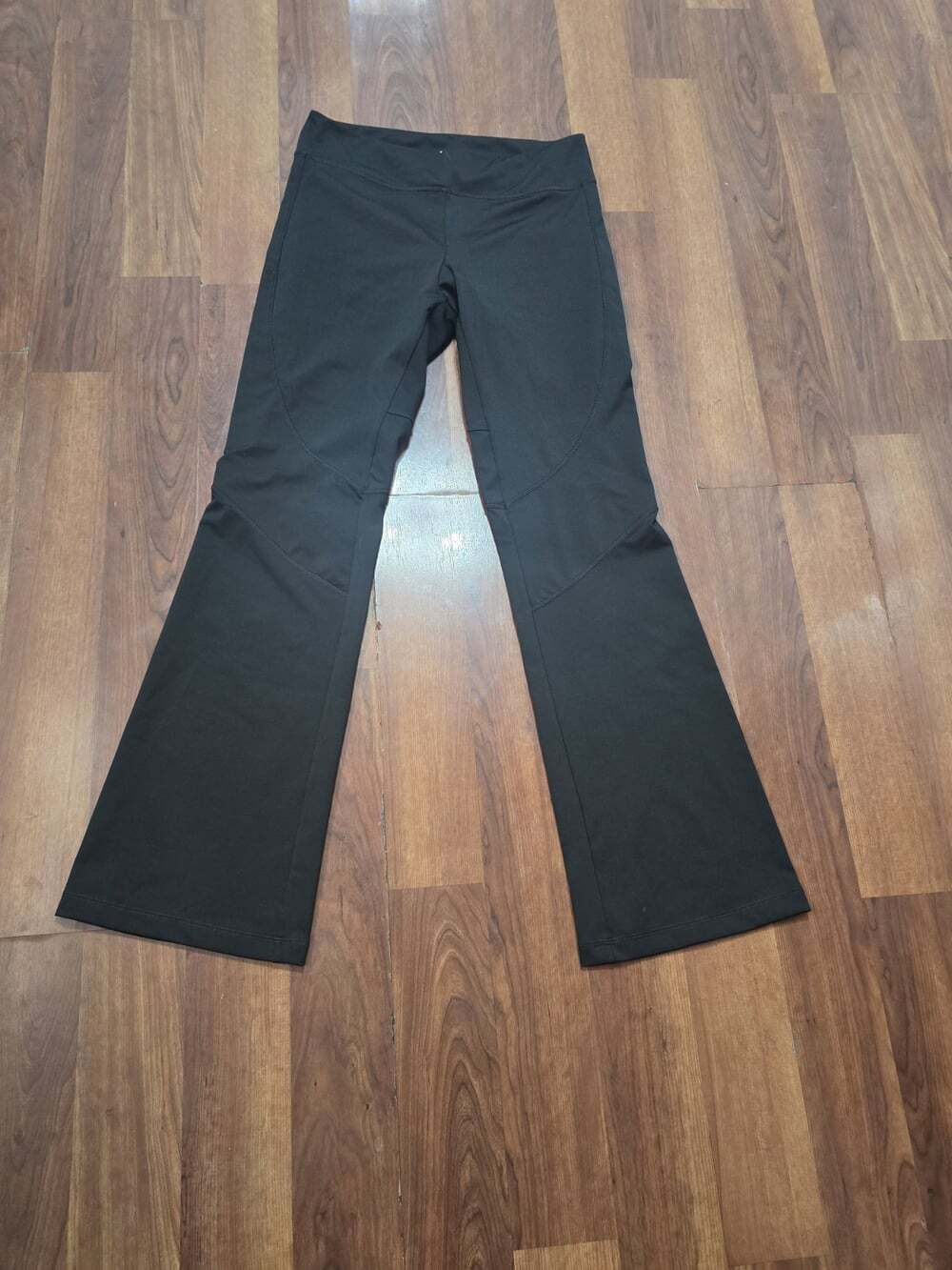 FILA SPORT Women's Black Yoga Workout Exercise Athletic Ankle Wide Leg Pants